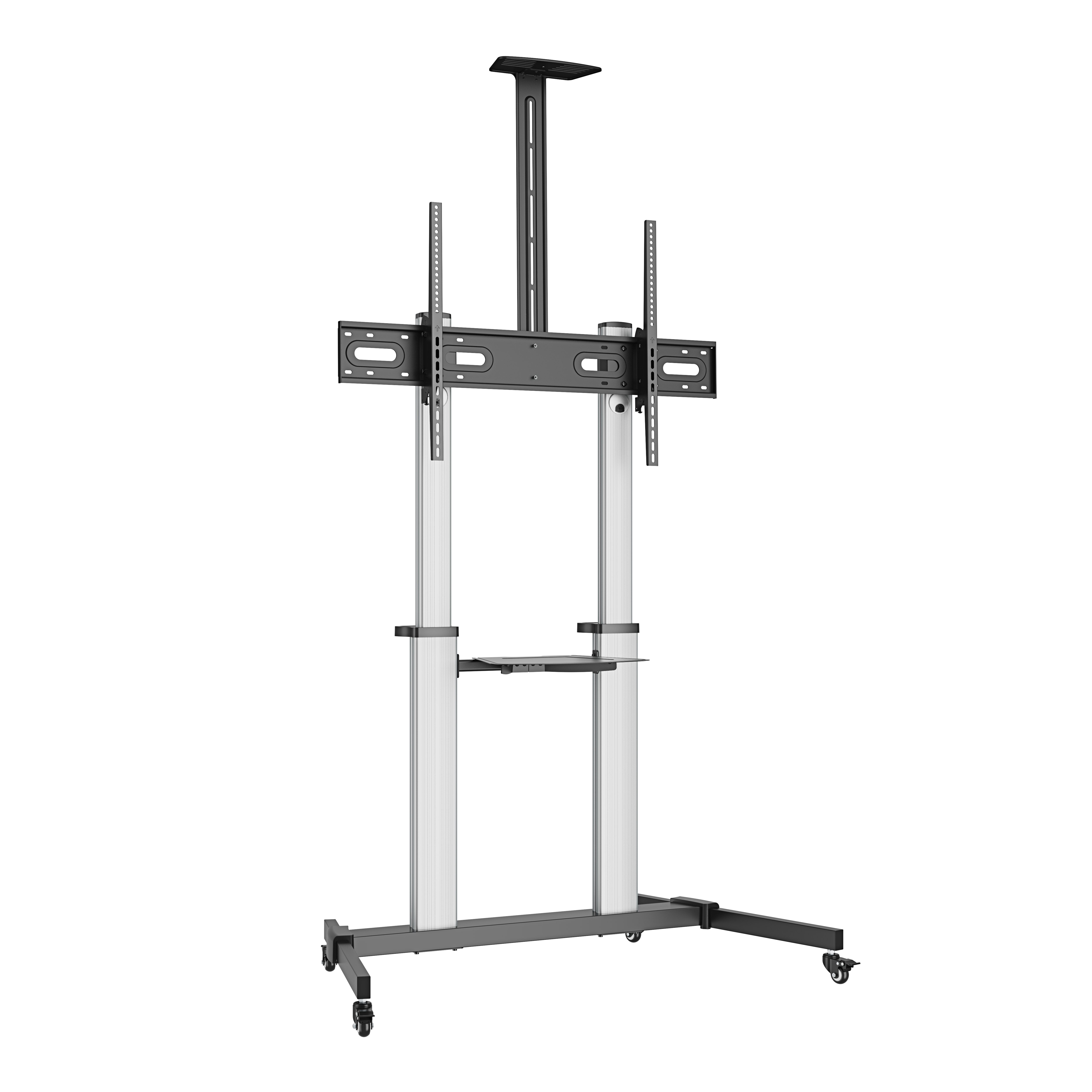 EW1592 | Supporto da pavimento per TV in alluminio robusto, 60"-100" | Ewent | distributori informatica